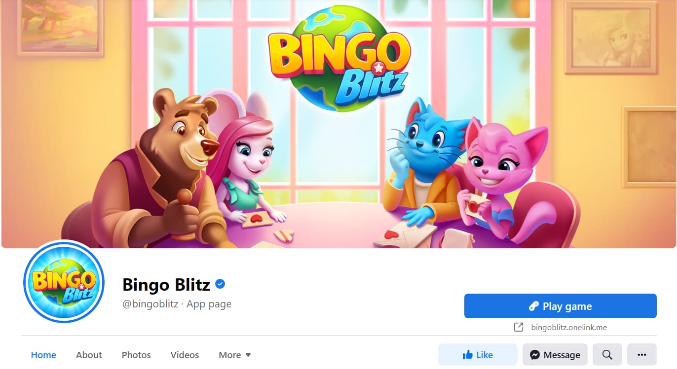 bingo blitz facebook page