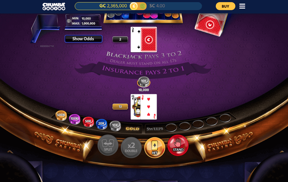 Chumba Casino Blackjack Cheats