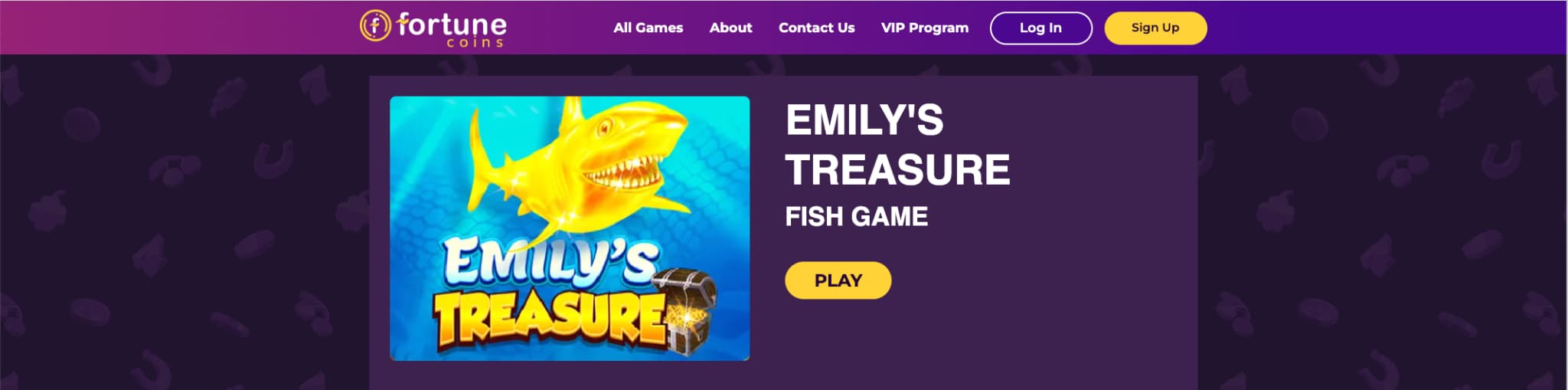 emily's treasure fish game
