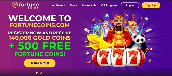 fortune coins sweepstake casino