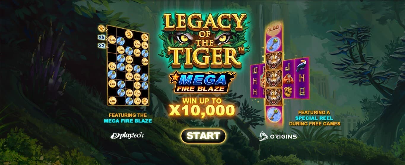 legacy of the tiger slot game