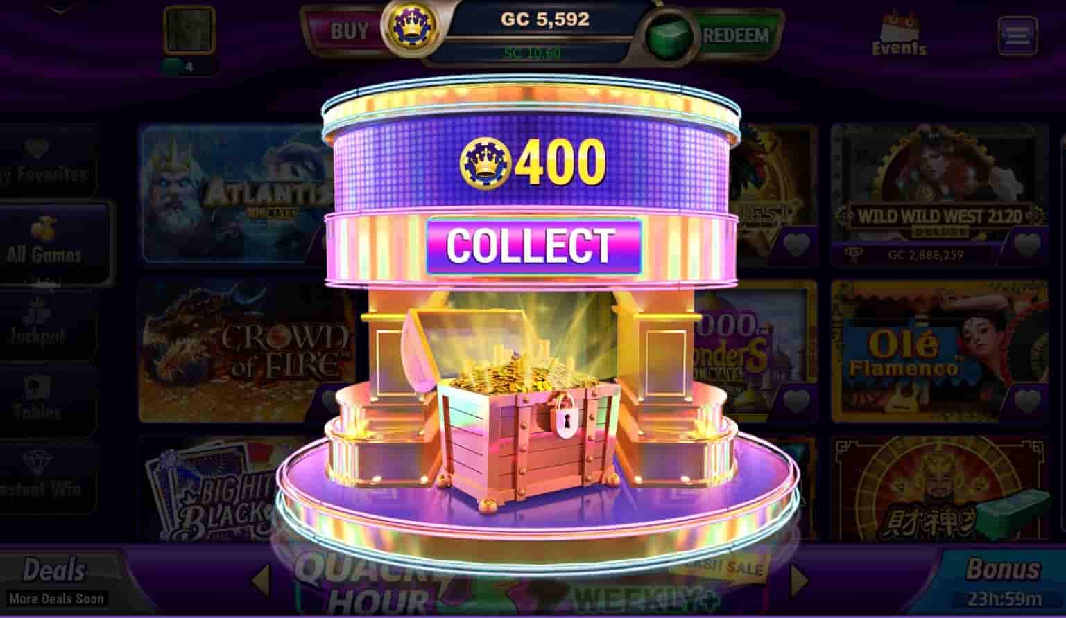 luckyland slots daily login bonus reward