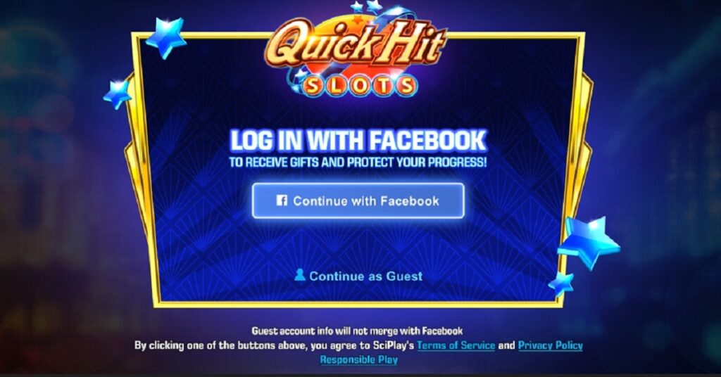 Quick Hit Slots App Facebook Log In