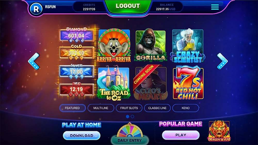 Riversweeps free casino app bonus
