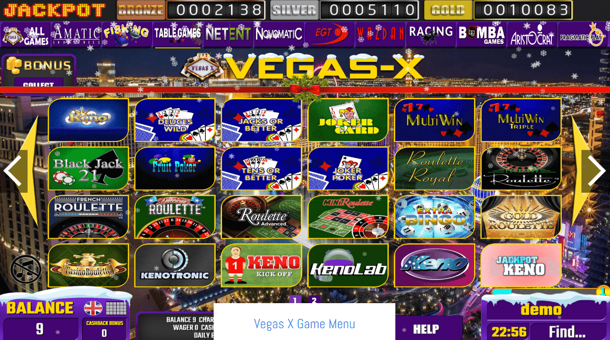Vegas-X Casino Games