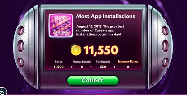 Caesars App Installations