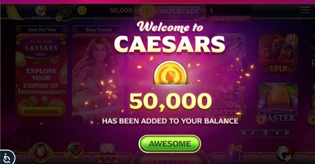 Caesars Welcome Bonus
