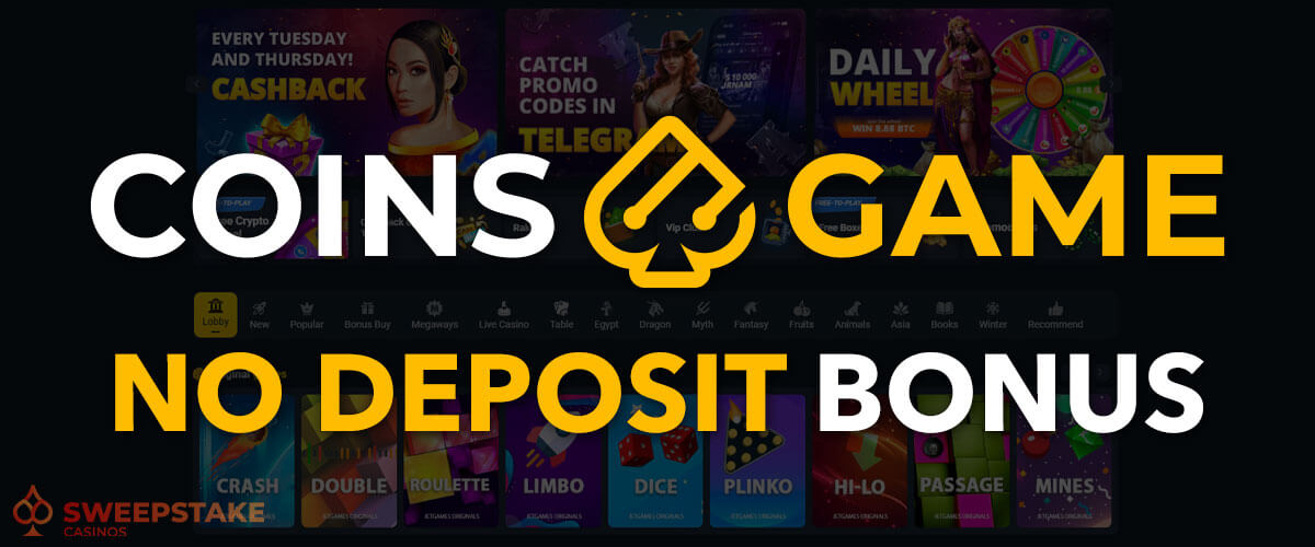 Coins Game Casino No Deposit Bonus