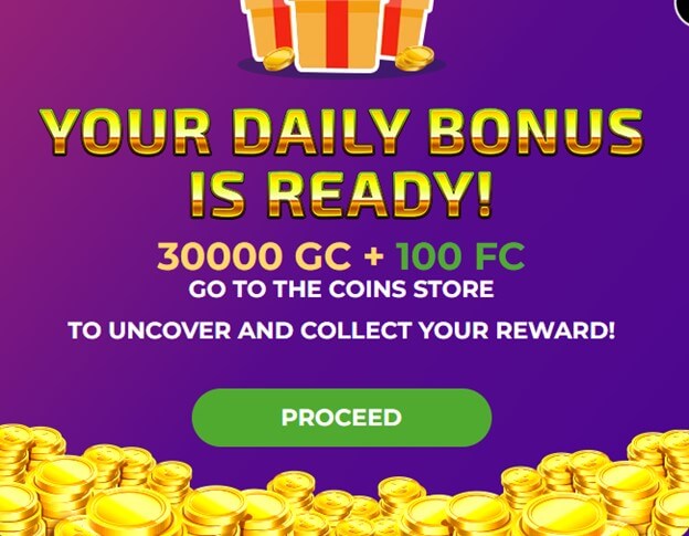 Daily Sweeps Coins