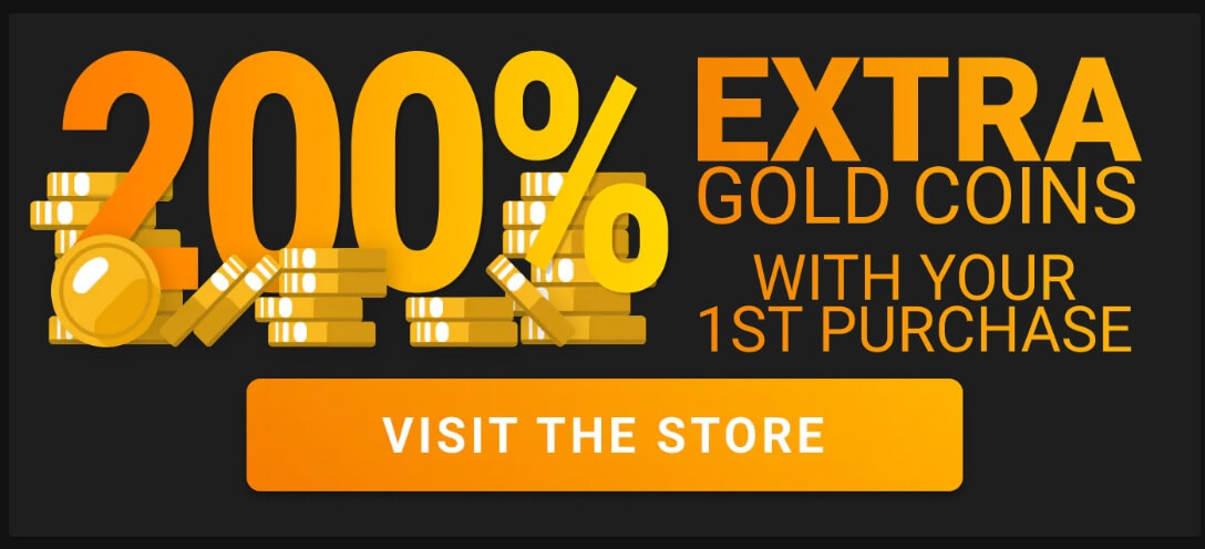 Pulsz 200% Extra Gold Coins