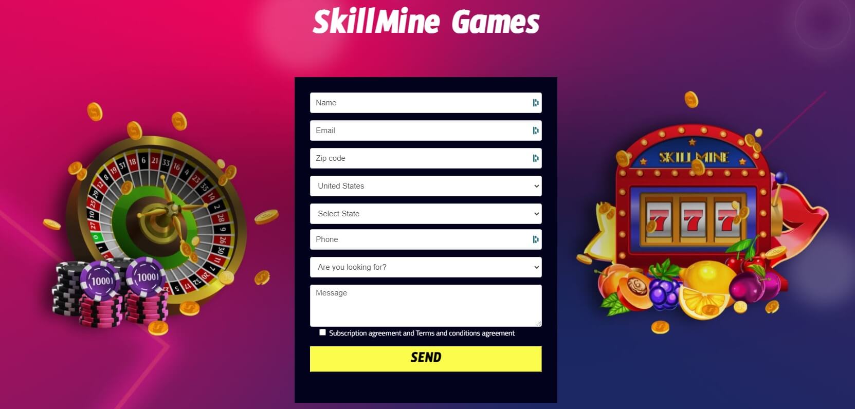 SkillMine.net Contact Page