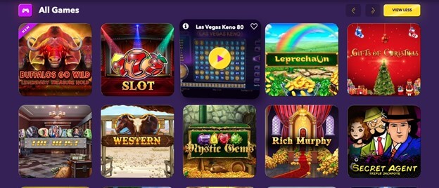 SweepSlots Casino Games